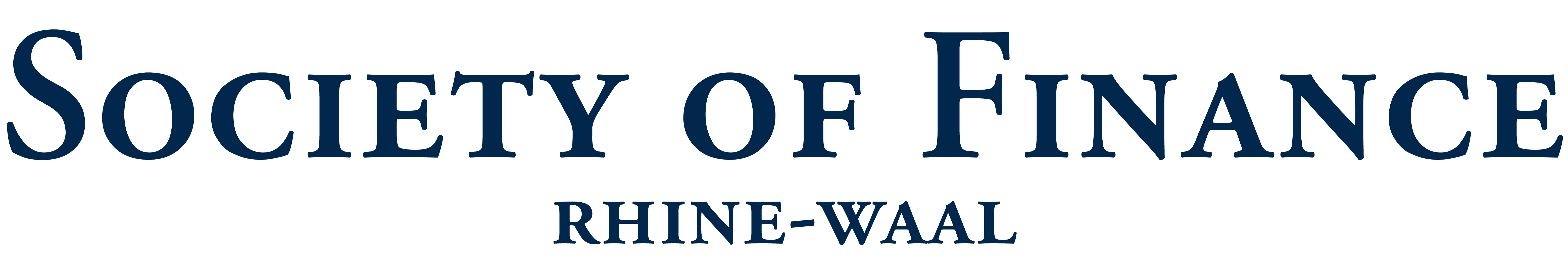 Society of Finance Rhine-Waal e.V Logo